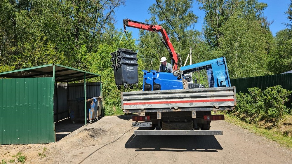 Регоператор МСК-НТ обновляет контейнерные парки в Подмосковье